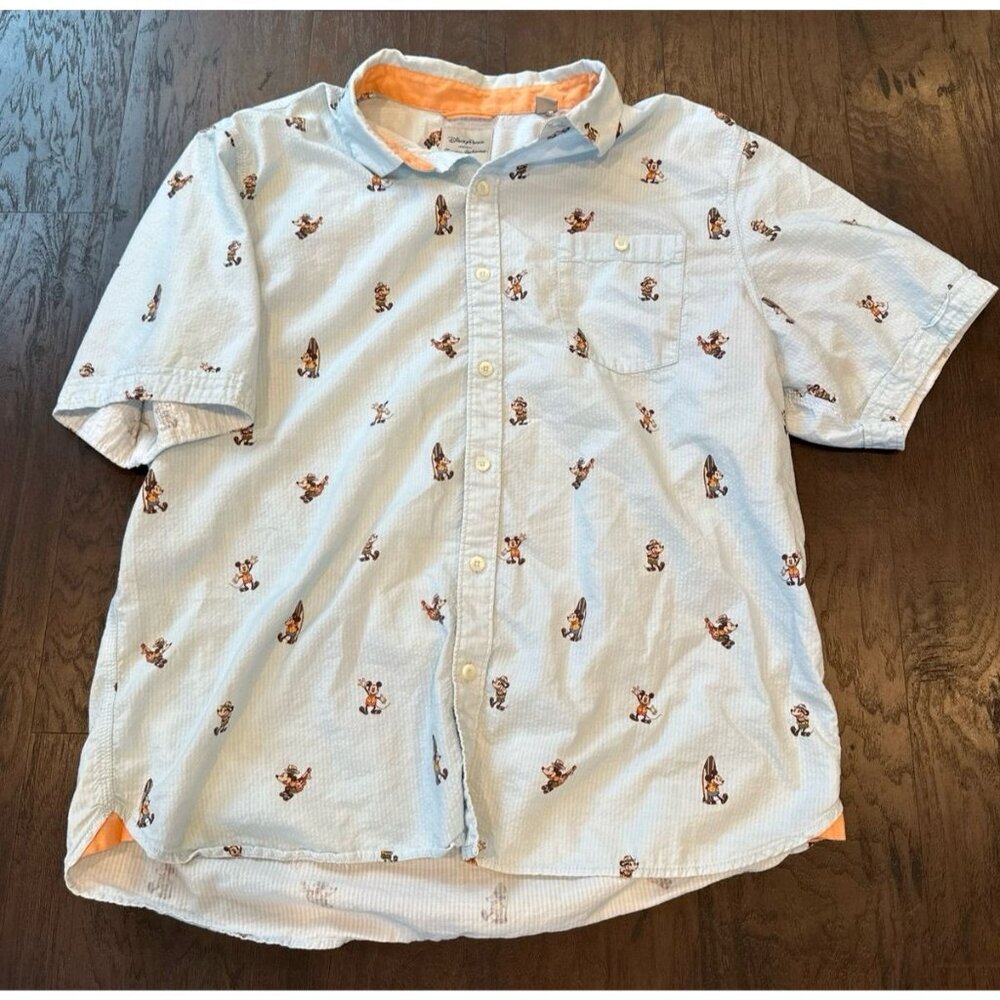 Disney Parks Tommy Bahama‎ Mickey Mouse Button Down Shirt